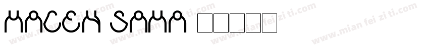 Hacen Saha字体转换